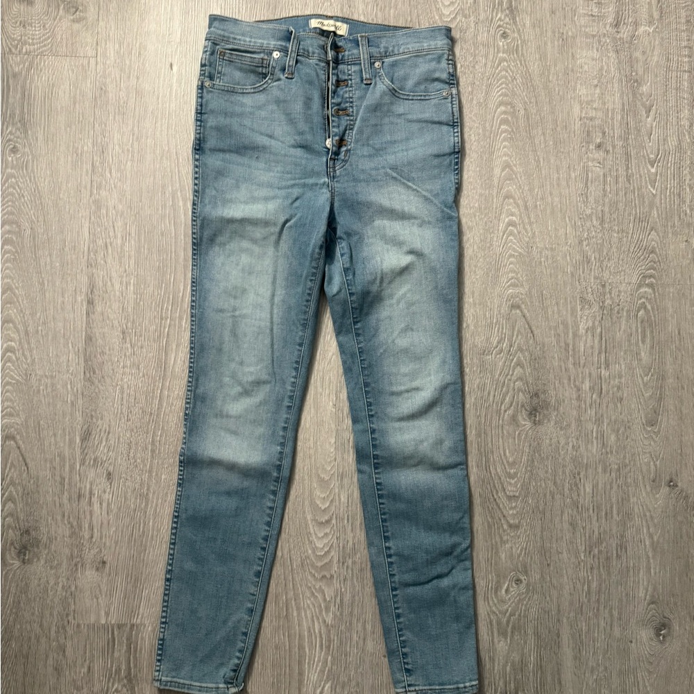 Made well high waist skinny jeans